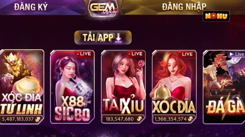Tổng quan về cổng game Gemwin Tổng quan về cổng game Gemwin