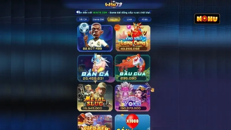 Trải nghiệm thiên đường nổ hũ đẳng cấp chỉ có tại Win79 Trải nghiệm thiên đường nổ hũ đẳng cấp chỉ có tại Win79
